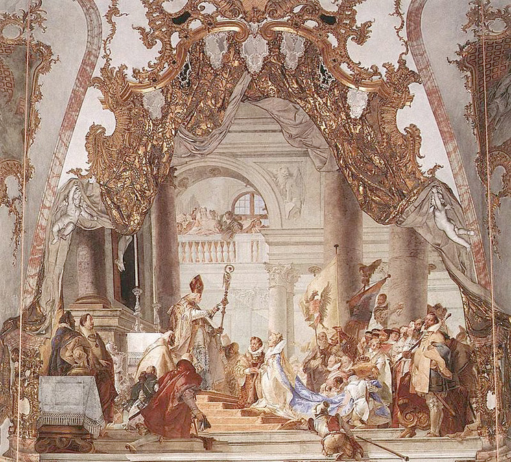 Matrimonio di Beatrice di Borgogna e Federico Barbarossa Giovanni Battista Tiepolo, 1751